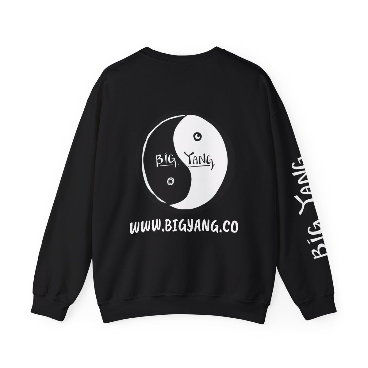 Big Yang Crewneck Sweatshirt - Unisex - Black