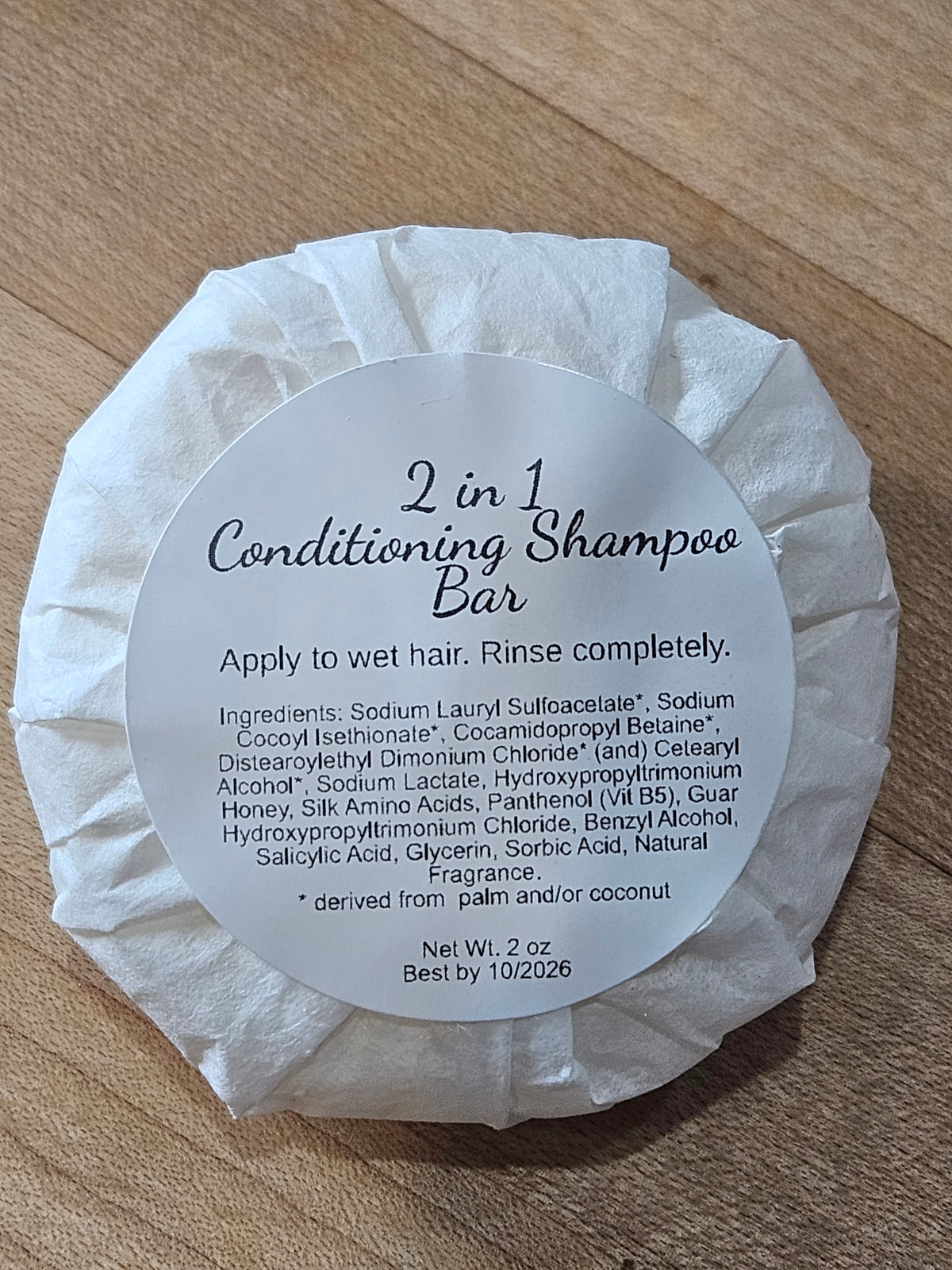 Conditioning Shampoo Bar