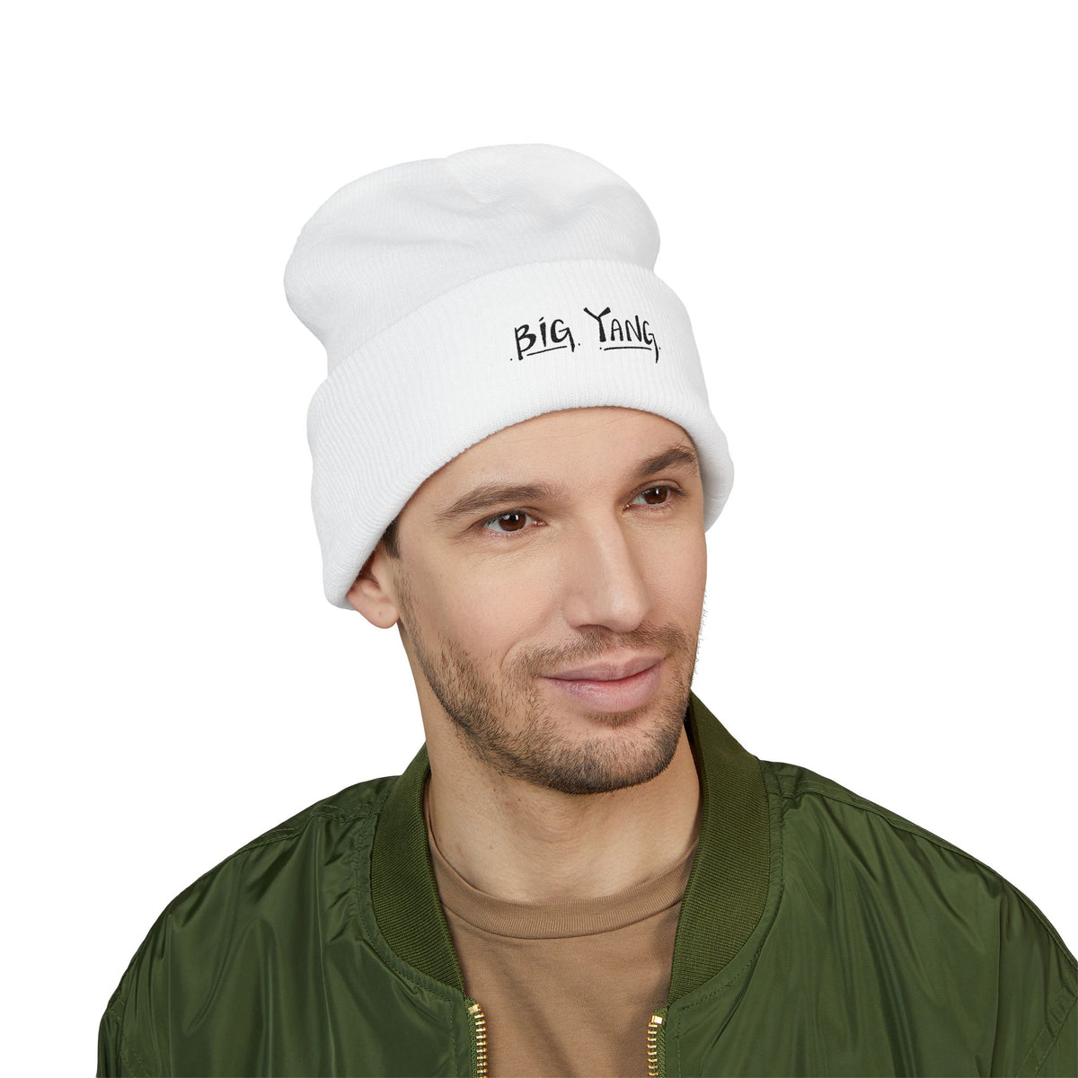 Big Yang Cuffed Beanie - Embroidered